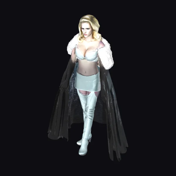 Blonde Ice Queen Figurine