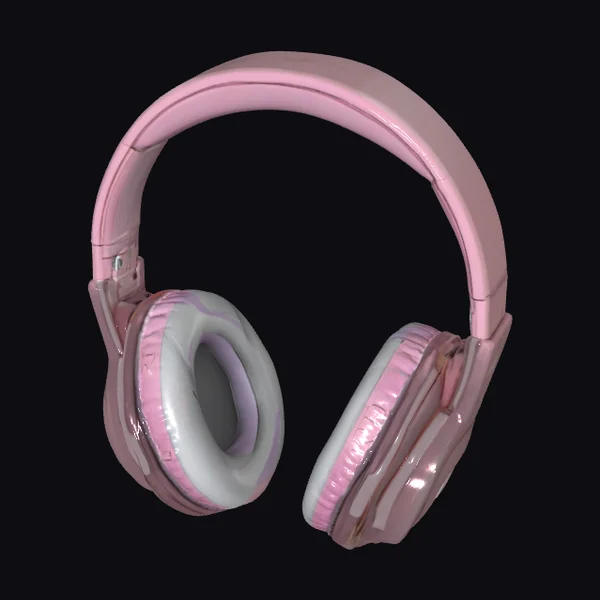 Pink Y2K Headphones