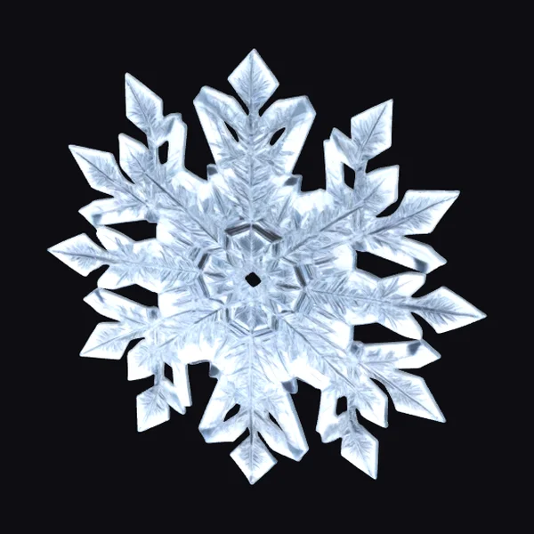 Delicate Ice Crystal Formation