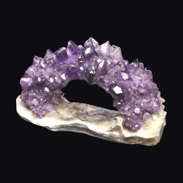 Amethyst Crystal Arc Cluster