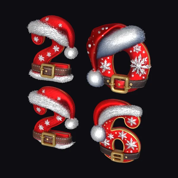 Santa Hat Numbers