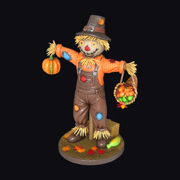 Harvest Scarecrow Figurine