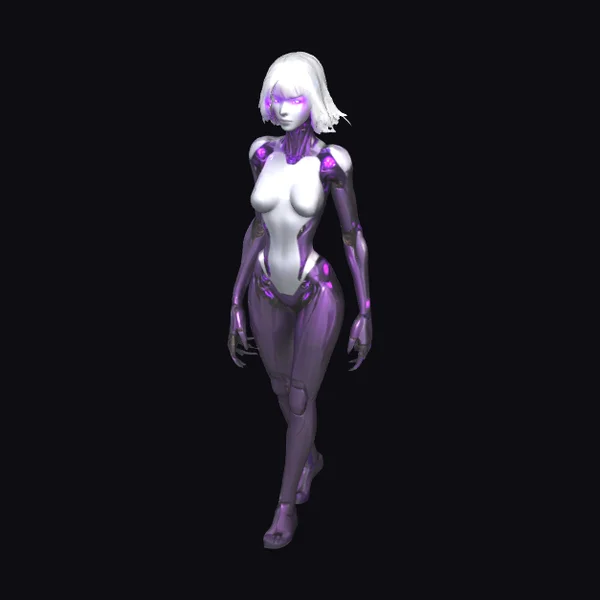 Cyborg Female Figure