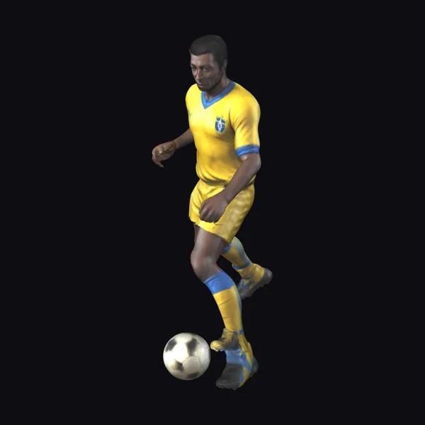 Soccer Player in Action