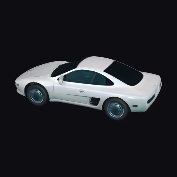 White Sports Car