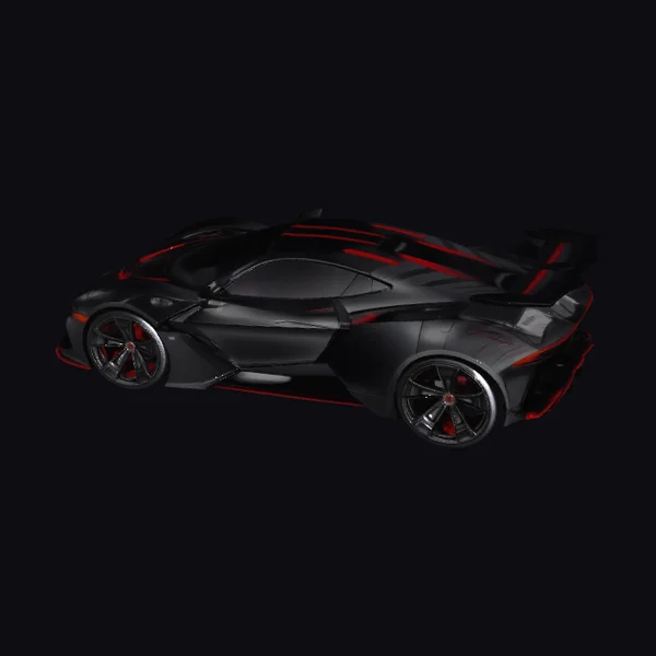 Sleek Black Sports Car