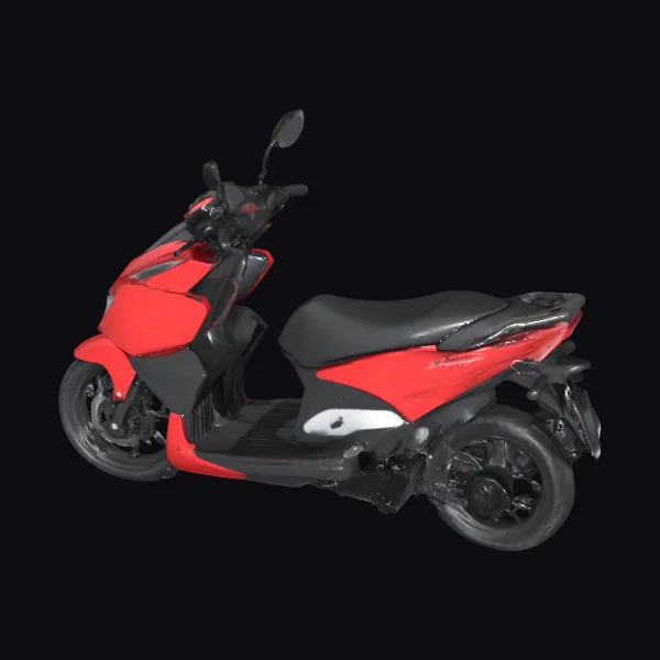 Red Black Scooter