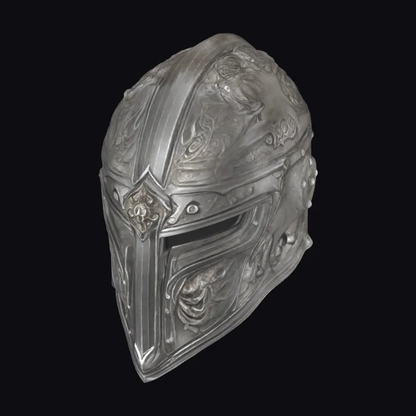 Intricate Knight's Helm