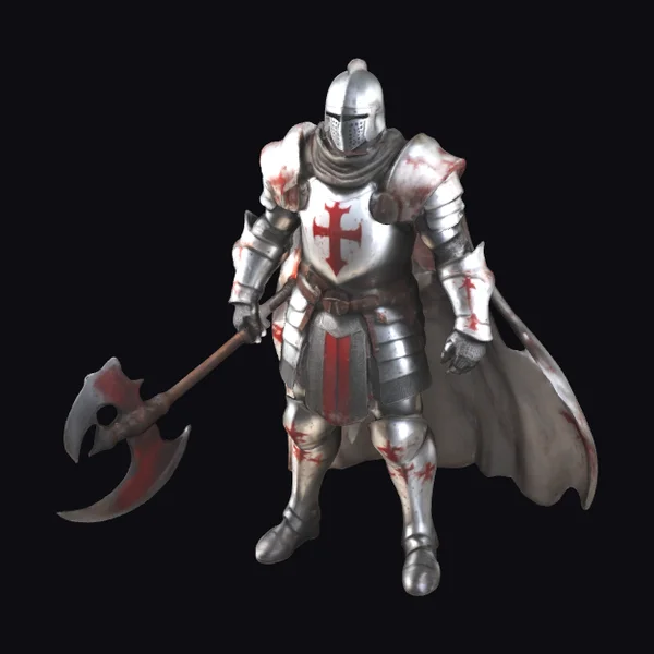 Bloodied Crusader Knight
