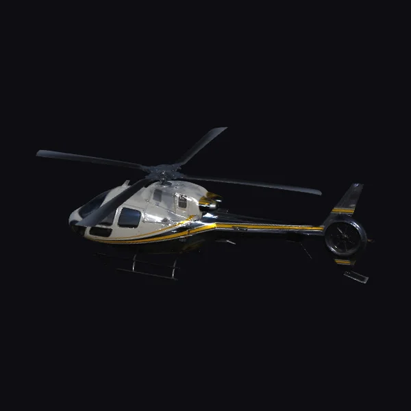 Black and Yellow Helicopter