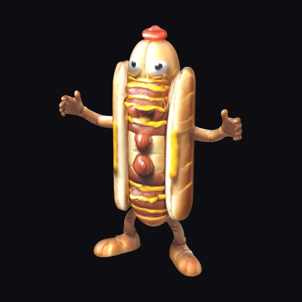 Anthropomorphic Hot Dog