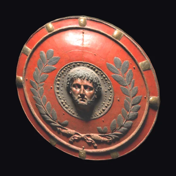Ancient Roman Red Shield