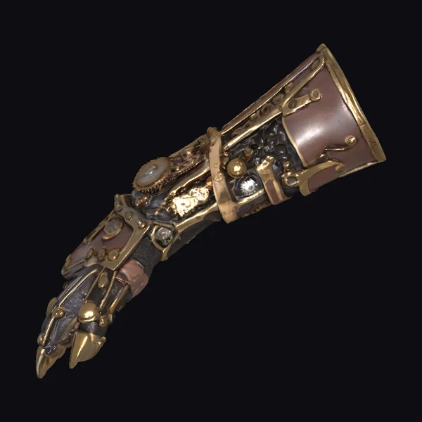 Steampunk Metal Gauntlet