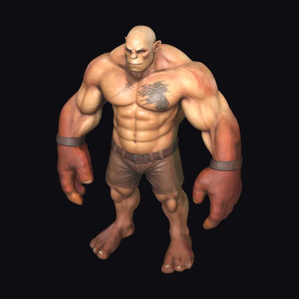Muscular Male Character