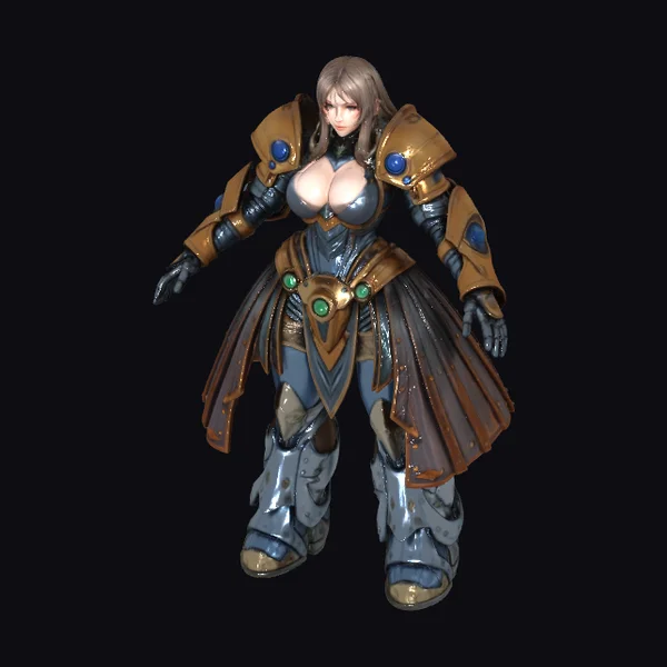 Armored Female Warrior