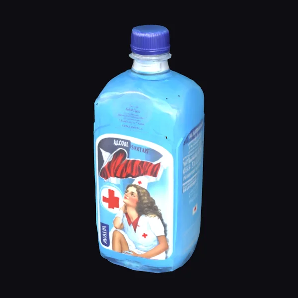 Mona Blue Sanitizer Bottle