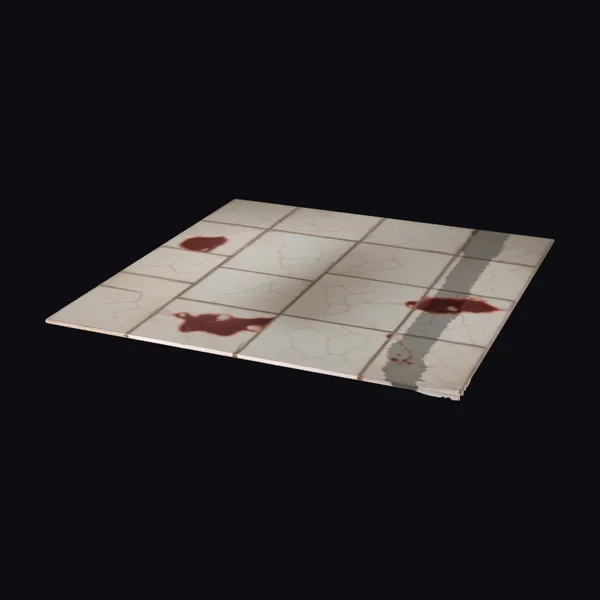 Bloodstained Hospital Floor Tiles