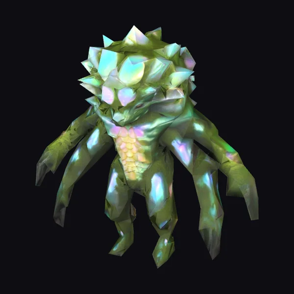 Iridescent Moss Golem Creature