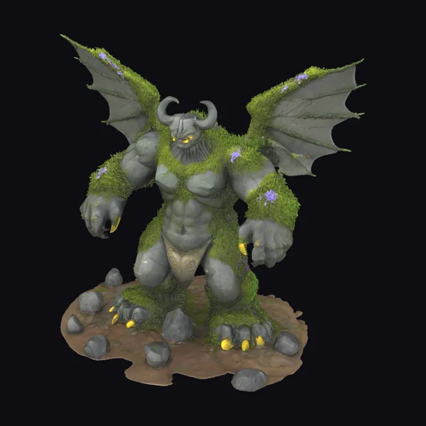 Mossy Golem Elemental Creature