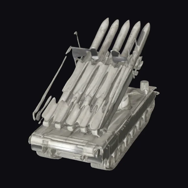 Metal Missile Launcher Tank