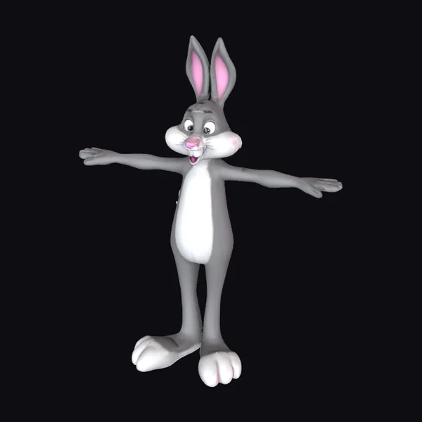 Cartoon Rabbit Standing