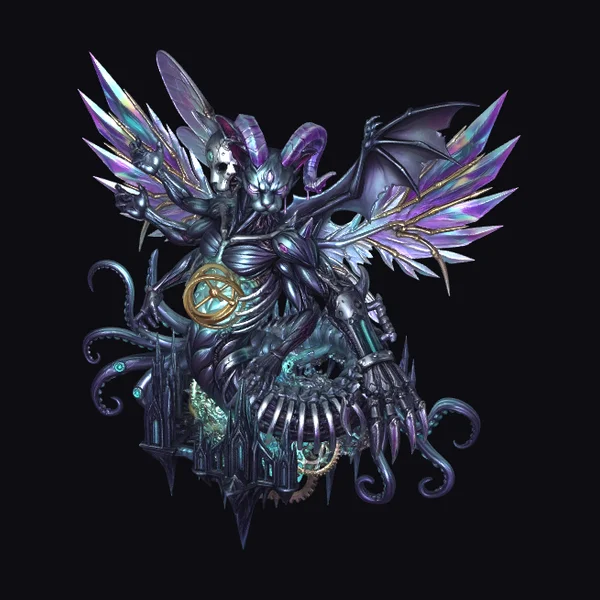 Dark Winged Armored Creature