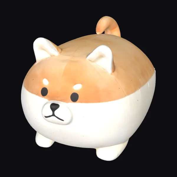 Cuddly Shiba Inu Pillow