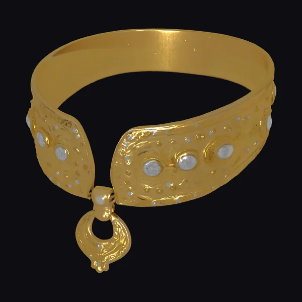 Gold Collar with Diamonds