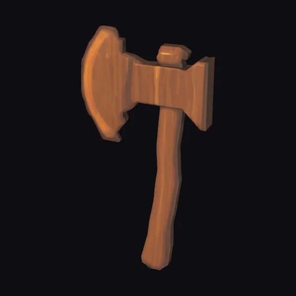 Wooden Battle Axe