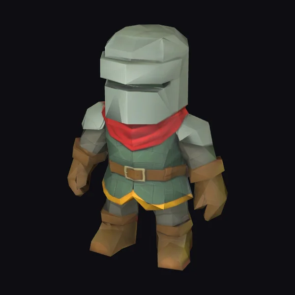 Pixelated Knight Armor
