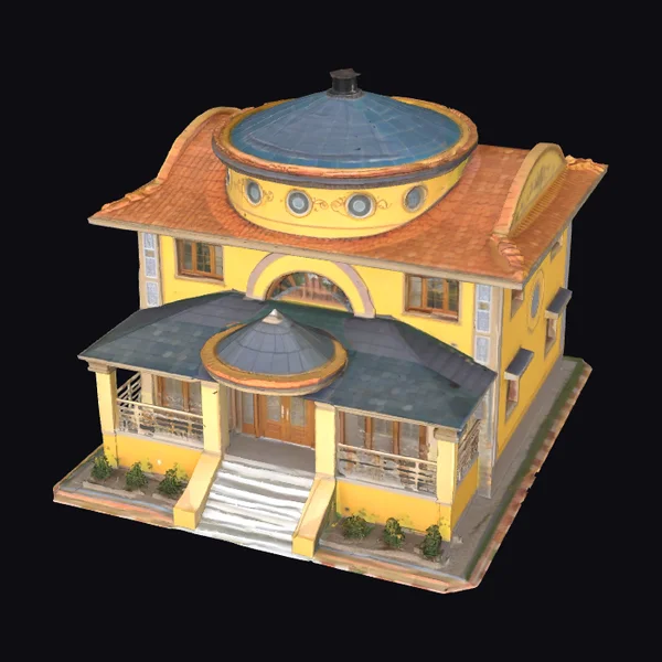 Yellow Villa with Domes