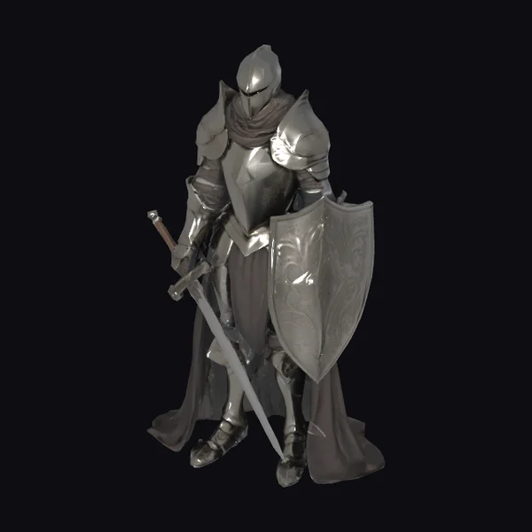 Knight with Sword Shield