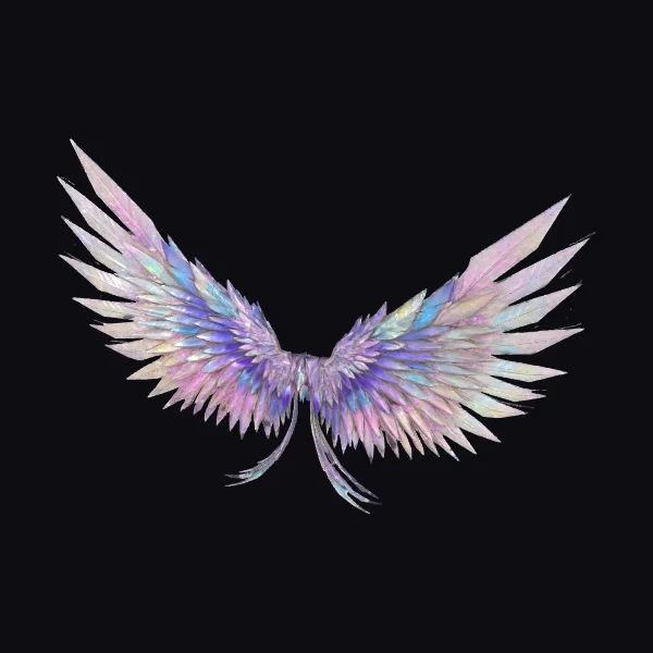 Iridescent Angel Wings