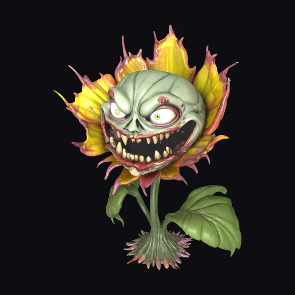 Zombified Flower Head