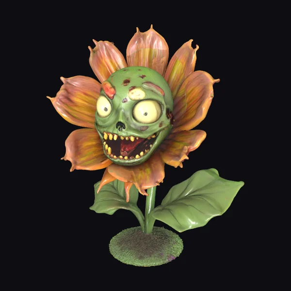 Zombified Flower Head