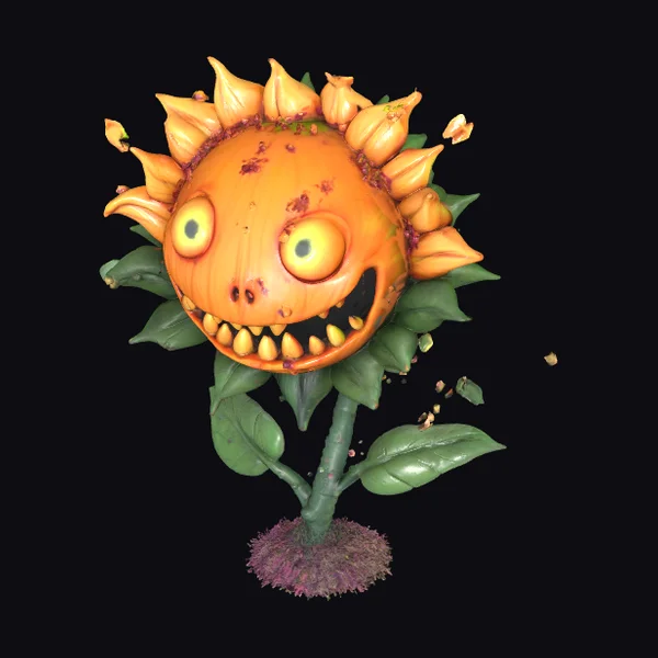 Zombified Sunflower Creature