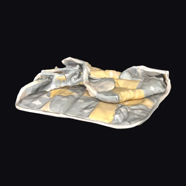 Folded Baby Patchwork Blanket