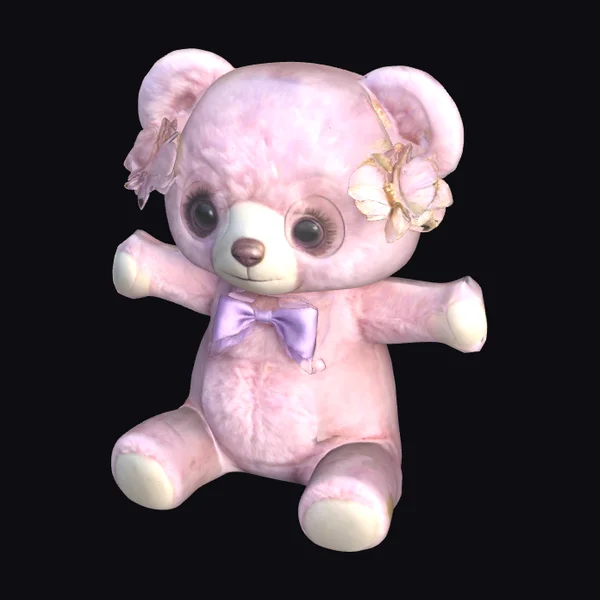Pastel Pink Teddy Bear