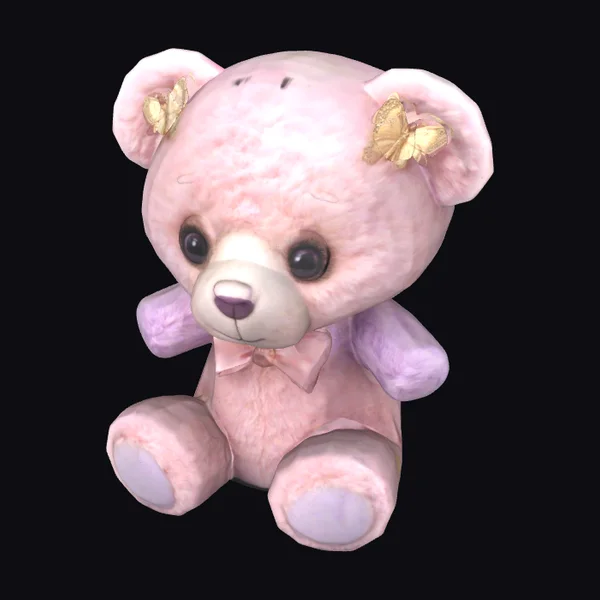 Pastel Pink Teddy Bear