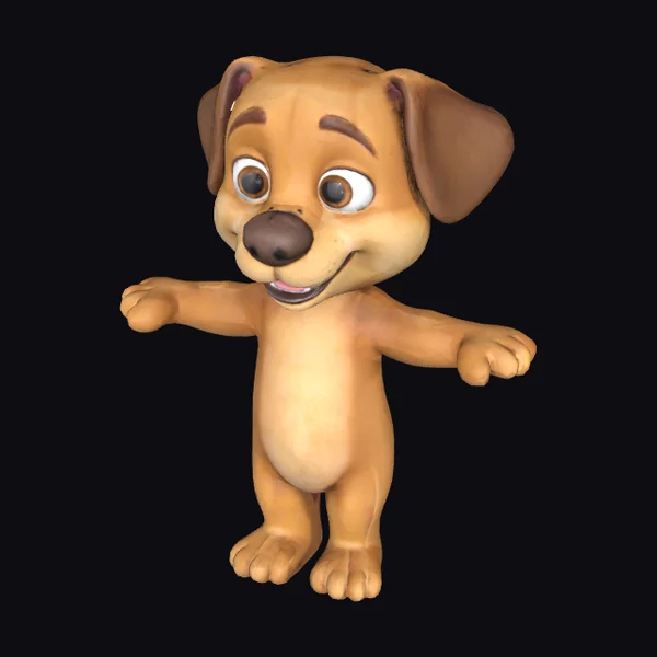 Cartoon Puppy Character