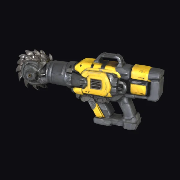 Yellow Power Saw Blaster