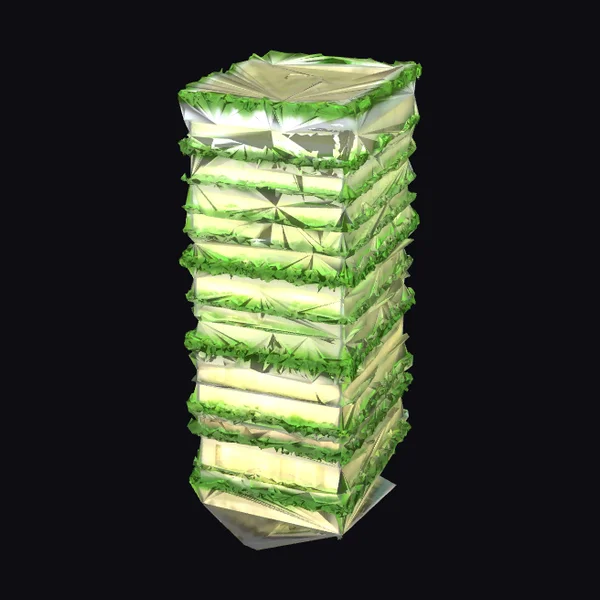 Stacked Crystal Block