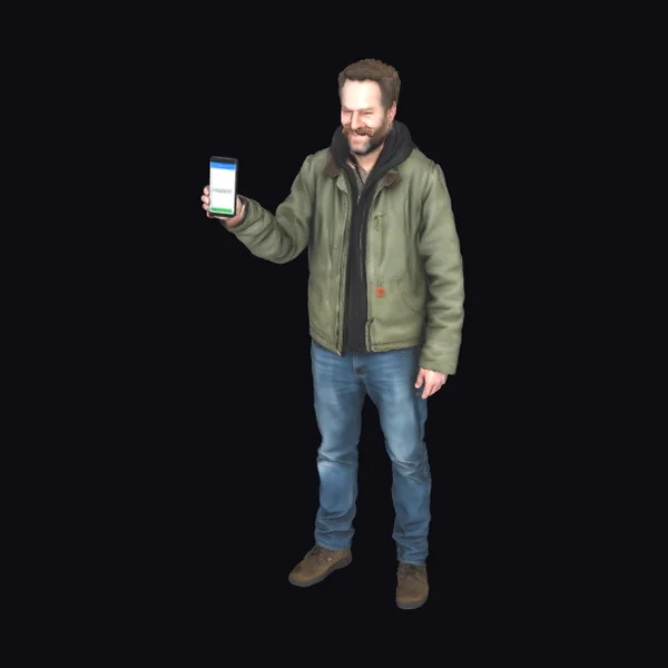 Man with Smartphone
