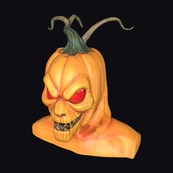 Pumpkin Skull Mask