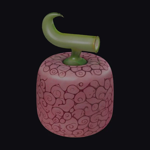 Pink Fruit with Green Stem