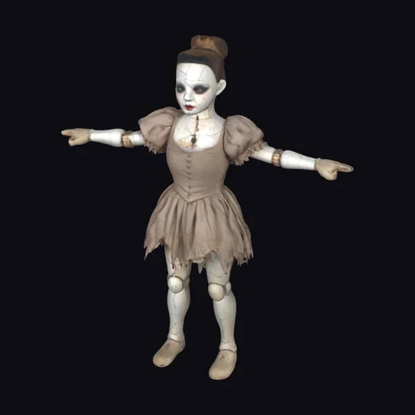 Tattered Ballerina Doll