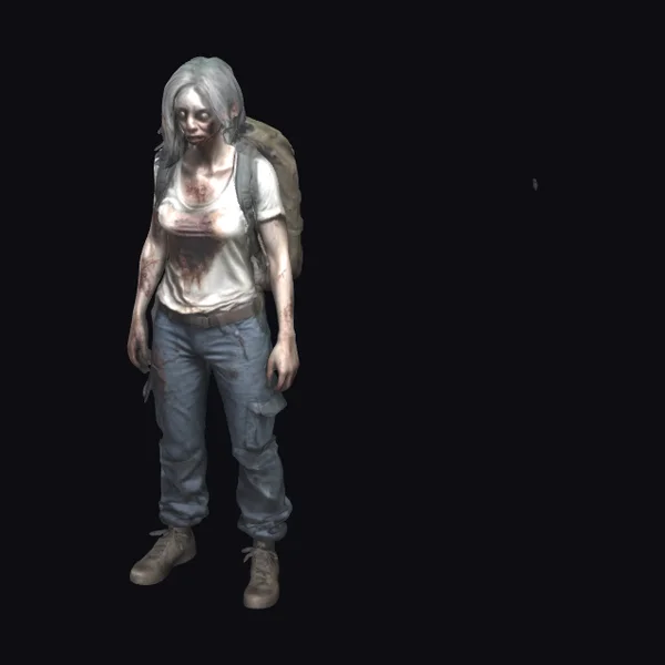 Zombie Apocalypse Female Survivor