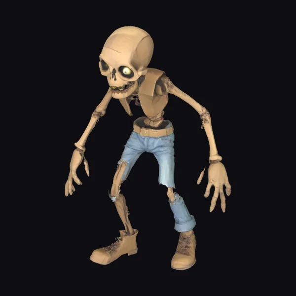 Cartoon Zombie Skeleton