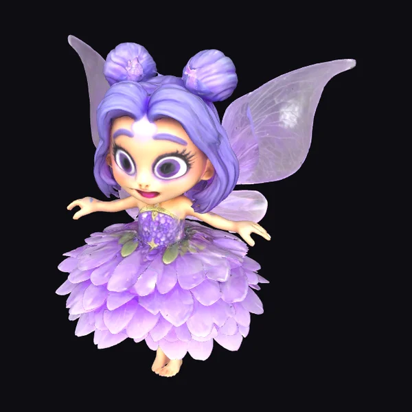 Amethyst Fairy Figurine