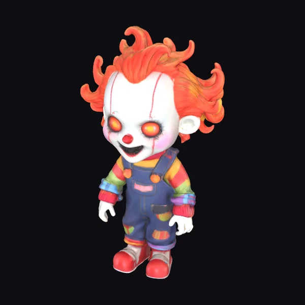 Creepy Clown Doll